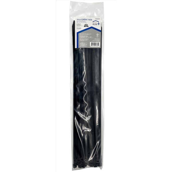 CABLE TIES 18 120# BLK